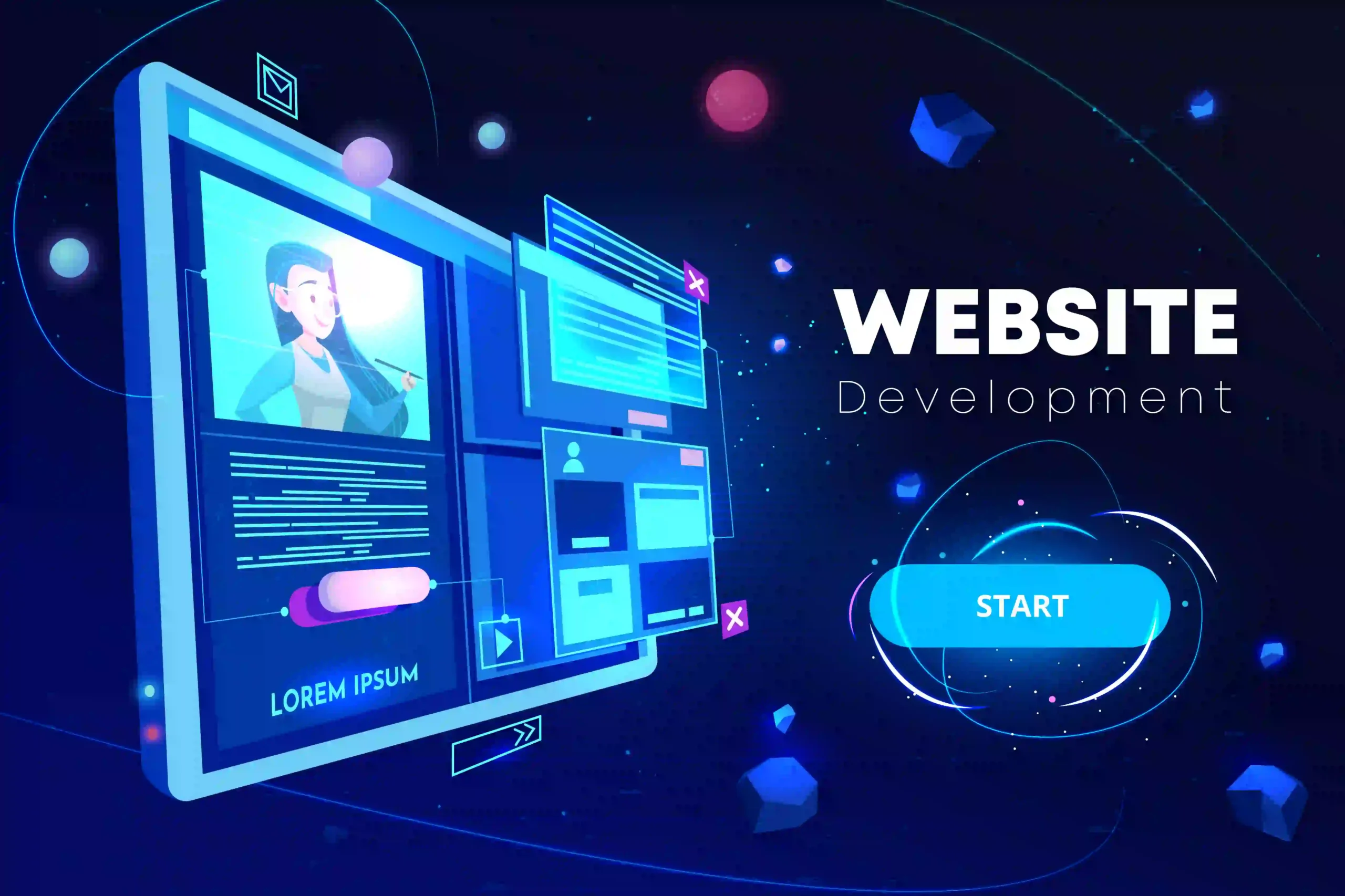 Web designing card
